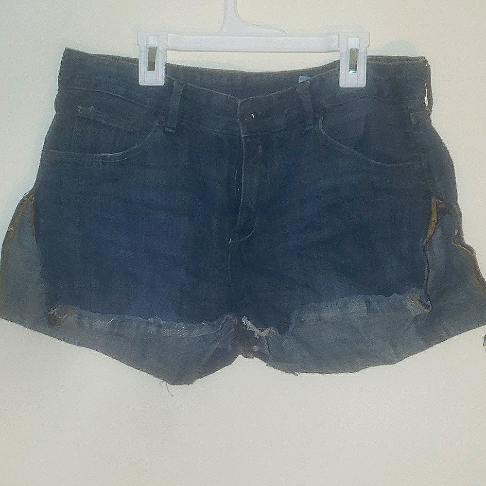 High wasted jean shorts